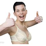 Girl Wearing DRTS2 Breastforms